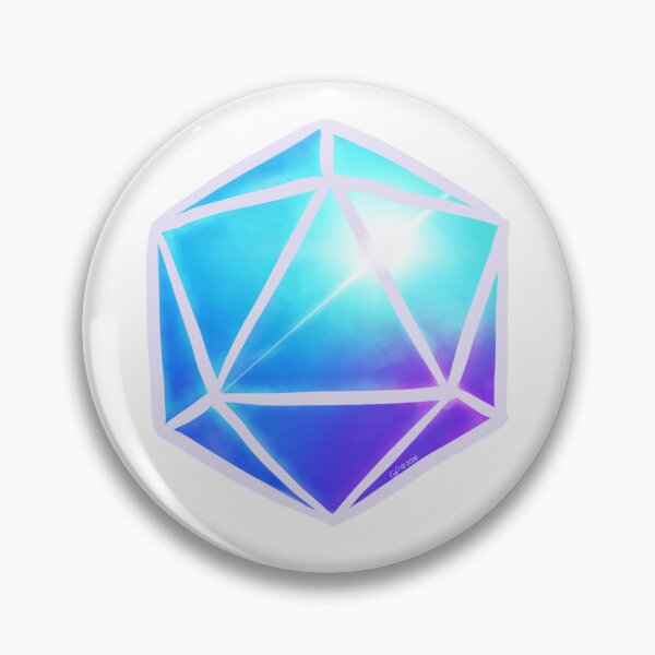 Item preview, Blue Magic Orb DND D20 Dice  designed and sold by Cottagecore Crab .