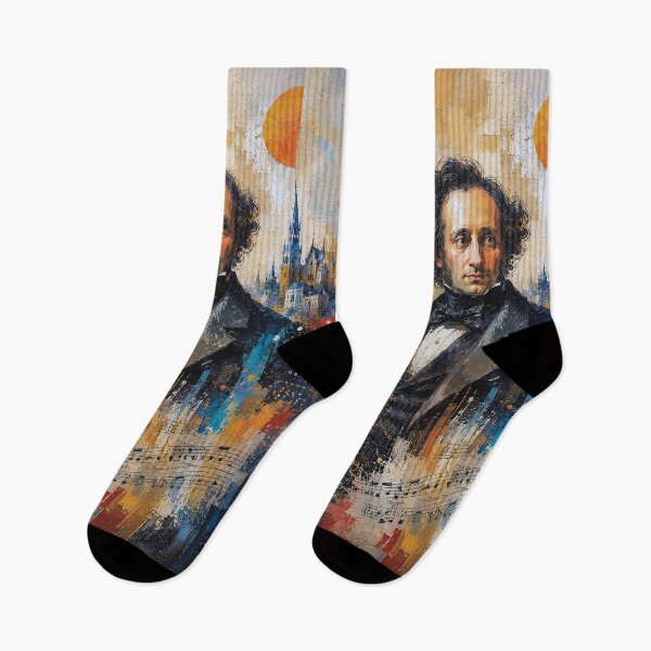 Item preview, Felix Mendelssohn, German composer and pianist painting. designed and sold by GalleryKauffeld.