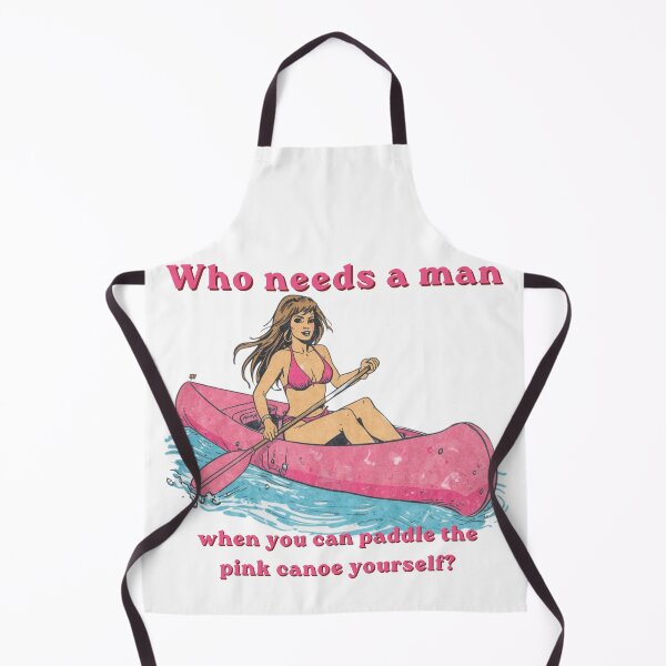 Item preview, Who needs a man when you can paddle the pink canoe yourself! designed and sold by NicMacTees.