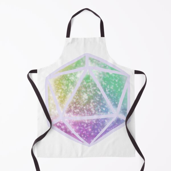 Item preview, Rainbow Pastel Glitter DND D20 Dice designed and sold by Cottagecore Crab .
