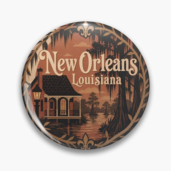 Item preview, New Orleans Louisiana designed and sold by Broken Antler Designs .