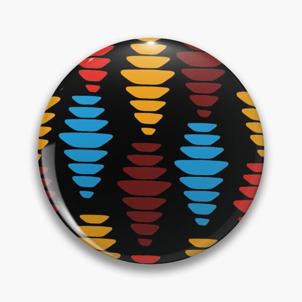 Item preview, Abstract African Ethnic Tribal Pattern - Colorful Boho Shapes designed and sold by bangueran.