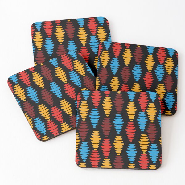Item preview, Abstract African Ethnic Tribal Pattern - Colorful Boho Shapes designed and sold by bangueran.