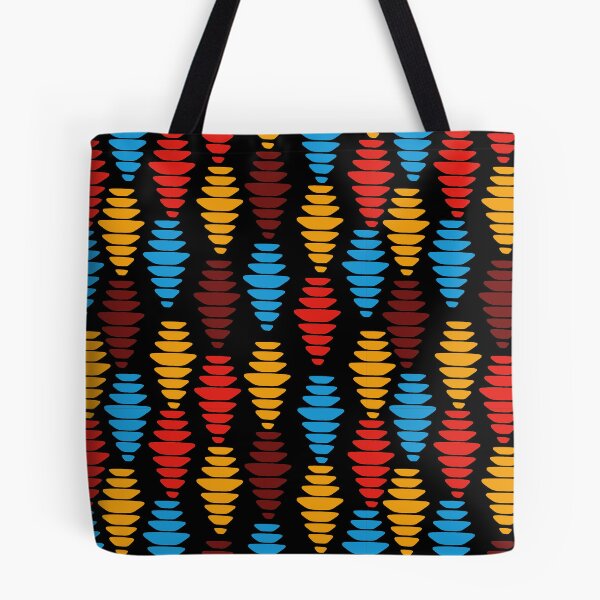 Item preview, Abstract African Ethnic Tribal Pattern - Colorful Boho Shapes designed and sold by bangueran.