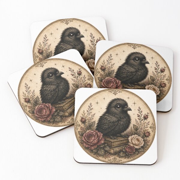 Item preview, Rosemary the Crow – Victorian Gothic Bird  designed and sold by Wild Rose Oddities.