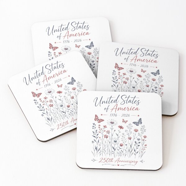 Item preview, 250th Anniversary USA Flowers 250 Years America designed and sold by rusiaa.