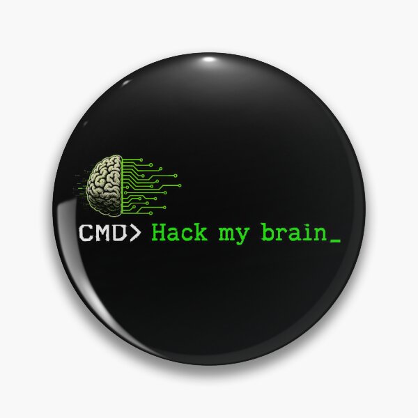 Item preview, Hack My Brain designed and sold by FellOffAFirefly.