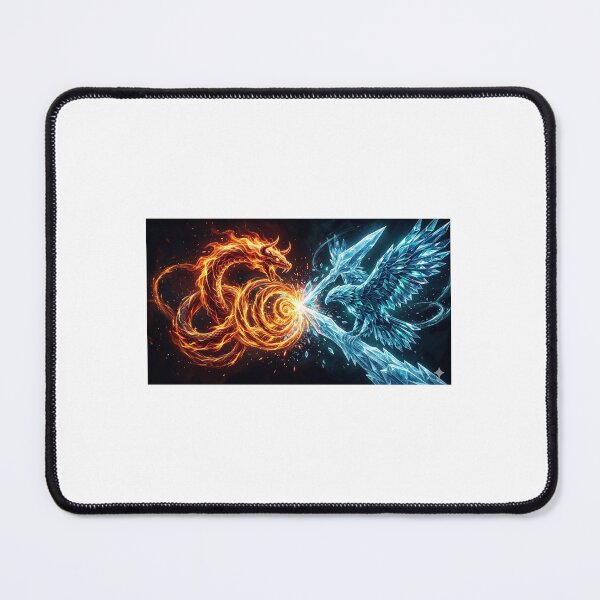 Item preview, Fire Dragon vs Crystal Eagle — Spain Austria Fantasy Football 2026 Sticker designed and sold by VikrantCreative.