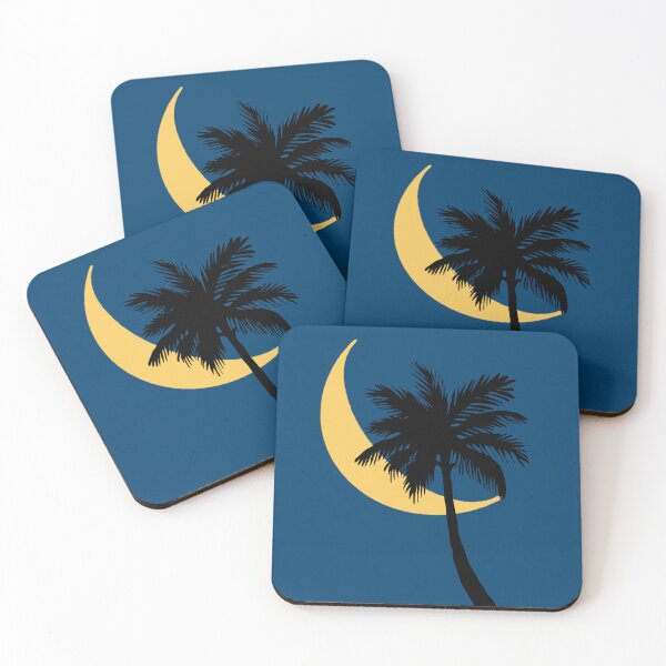 Item preview, Tropical Night Palm Tree designed and sold by moonchildartgraph.