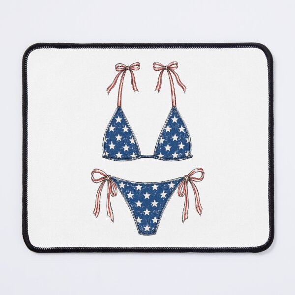 Item preview, USA Bikini Red White July 4th Swimsuit designed and sold by rusiaa.
