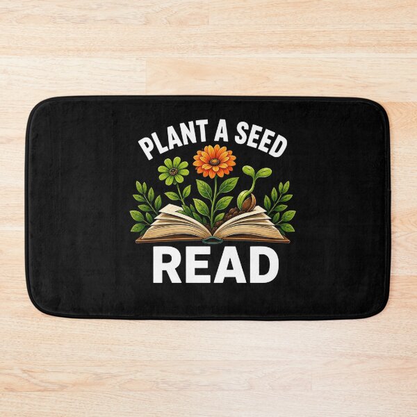 Item preview, Plant a Seed Gardening Book Floral Nature Reading Art designed and sold by FormalDehyena.
