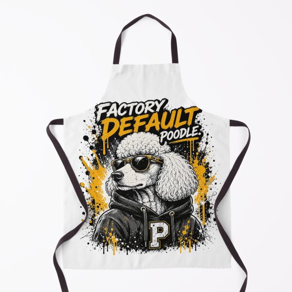 Item preview, Factory Default Poodle Funny Cool Poodle Dog Lover Shirt designed and sold by PINK FREE.