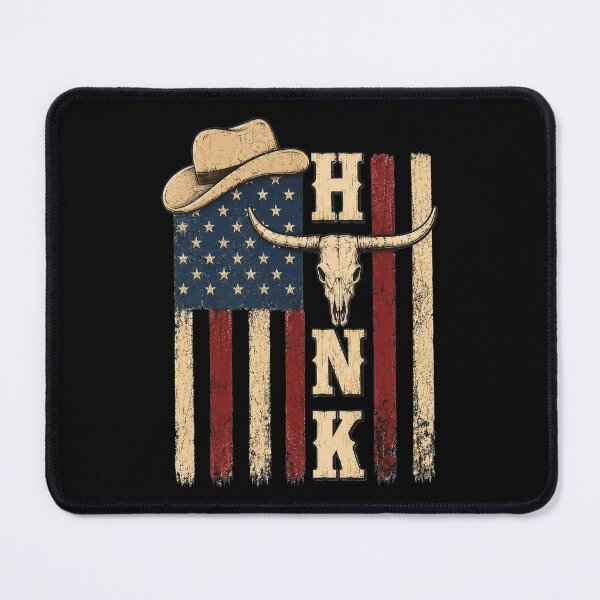 Item preview, Vintage Hank Cowboy USA Flag designed and sold by rusiaa.