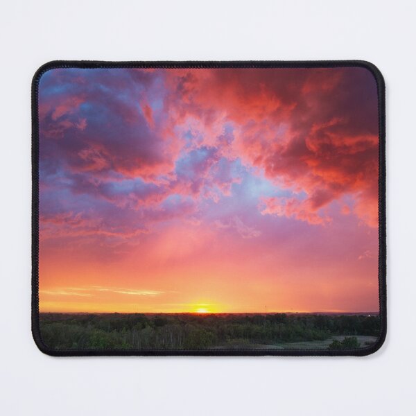 Item preview, Sunset between storms over a wetland in Michigan designed and sold by Daniel Arthur Brown Photography.