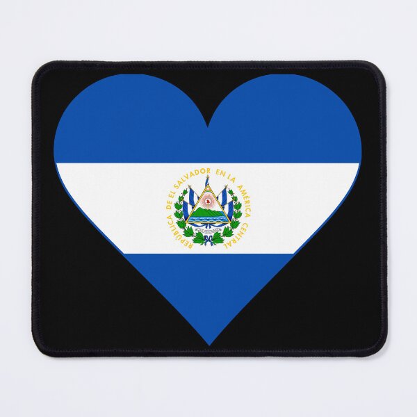 Item preview, El Salvador Heart Flag Graphic | I Love El Salvador Patriotic Symbol designed and sold by NTGUILTY.