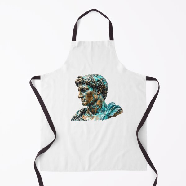 Item preview, Roman Bust Patina Statue Design designed and sold by BetweenForms.