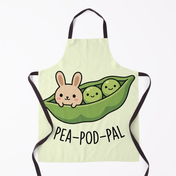 Item preview, Cute Bunny in Pea Pod Kawaii Vegetable Art designed and sold by Amir Faysal.