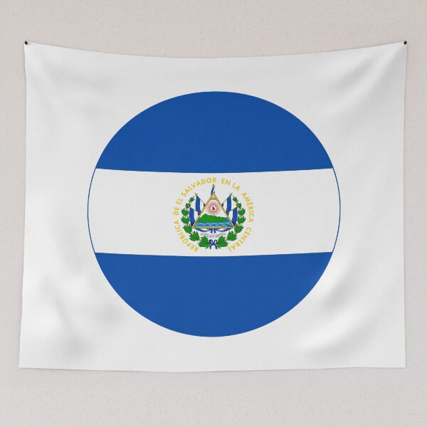 Item preview, Round El Salvador Flag Icon | Circular Salvadoran Flag Button Element designed and sold by NTGUILTY.