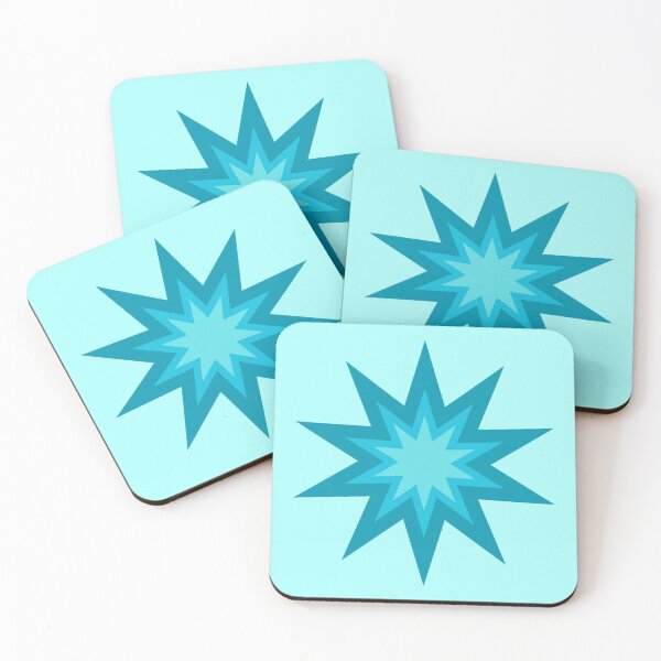 Item preview, Retro Y2K Blue Gradient Starburst Sparkle designed and sold by SolutionsArt.