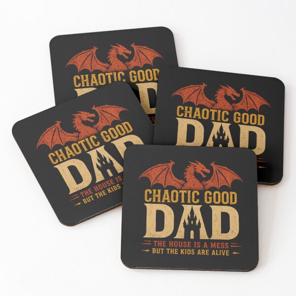 Item preview, Chaotic Good Dad Dragon Gamer Parenting Humor designed and sold by Marblaes00.