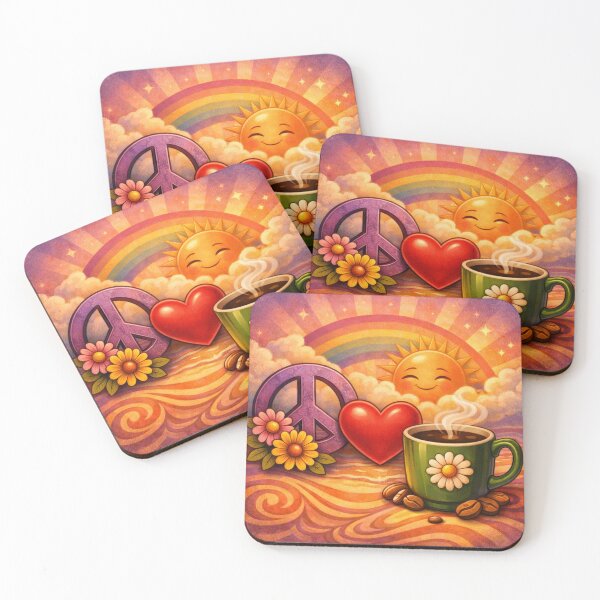 Item preview, Peace, Love, and Coffee Purple Peace Edition designed and sold by Peace,love,andbeaches.