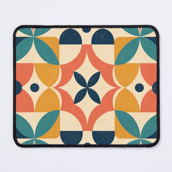 Item preview, Retro Geometric Floral Seamless Pattern designed and sold by vladvin.