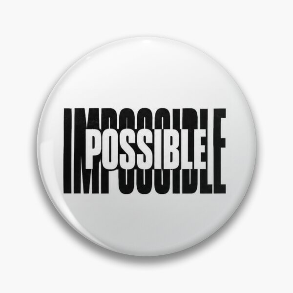 Item preview,  Impossible Becomes Possible | Hidden Message Typography designed and sold by layalistoresa.