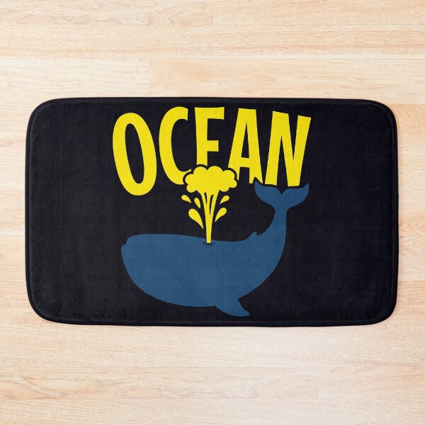 Item preview, Ocean Blue Whale Minimalist Splash designed and sold by Amir Faysal.