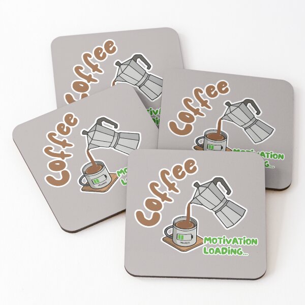 Item preview, Motivation Loading.. – Italian Coffee Maker Pouring Coffee designed and sold by Shedronpanda.