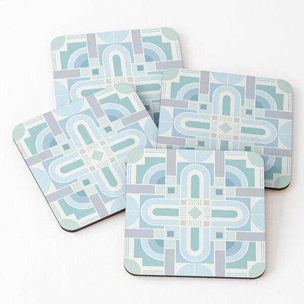 Item preview, Cool Pastel Geometric Art Deco Pattern designed and sold by vladvin.