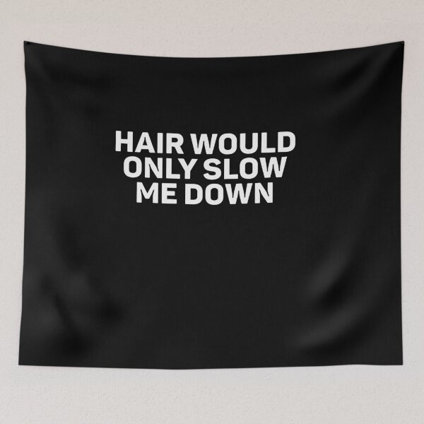 Item preview, Hair Would Only Slow Me Down Bald Humor Premium Tri-Blend T-Shirt designed and sold by weirdcountry.