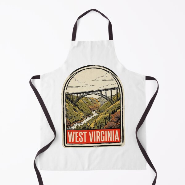 Item preview, Vintage West Virginia New River Gorge Bridge Retro Travel designed and sold by Paper Drip.