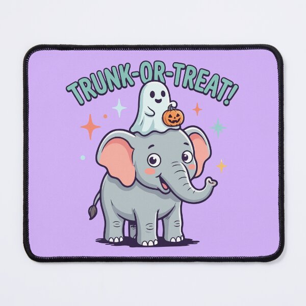 Item preview, Trunk or Treat Cute Halloween Elephant Ghost designed and sold by Amir Faysal.