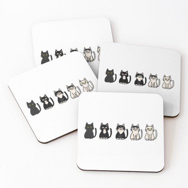Item preview, Bicolor black to white cats designed and sold by BeLikeCat.