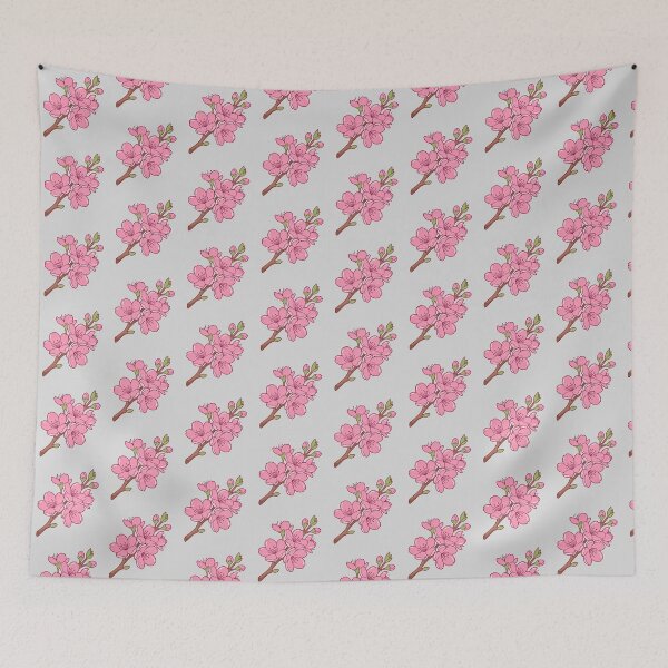Item preview, Elegant Sakura Cherry Blossom Branch: Japanese Spring Floral Art designed and sold by hattie's.