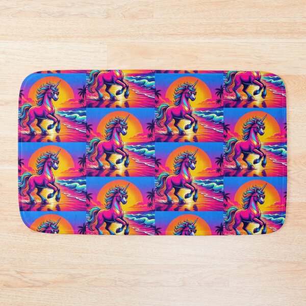 Item preview, Tropical Sunset Unicorn – Vibrant Fantasy Beach Design designed and sold by Dogandesighn.