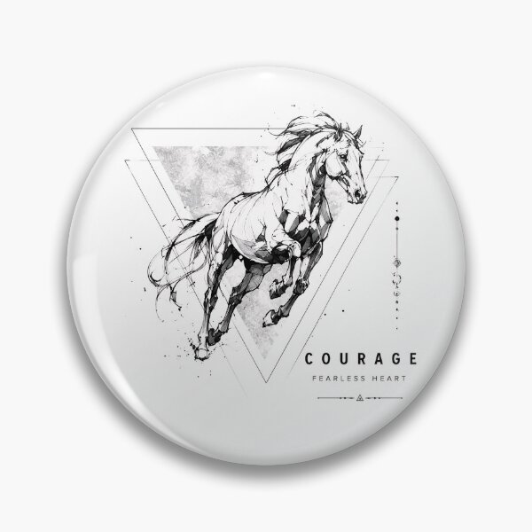 Item preview, COURAGE - FEARLESS HEART designed and sold by thirtyonestars.