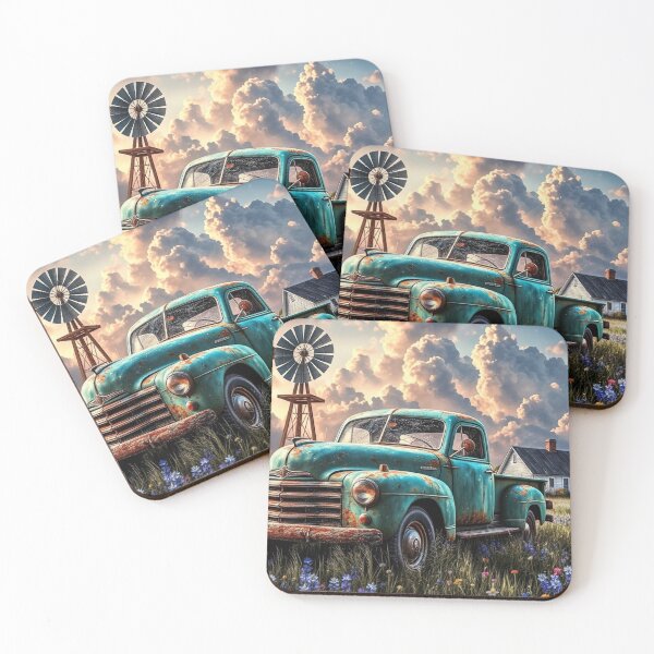 Item preview, Rustic Vintage Truck Wall Art designed and sold by BeautifulVirtues.