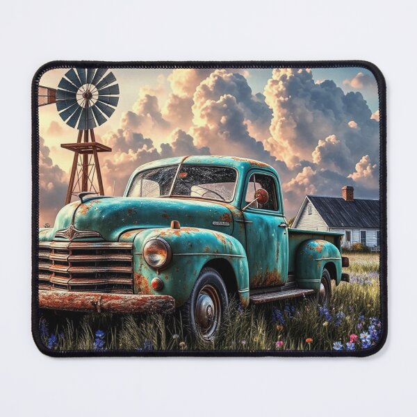 Item preview, Rustic Vintage Truck Wall Art designed and sold by BeautifulVirtues.
