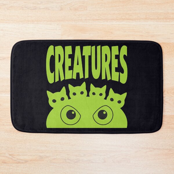 Item preview, Green Creatures Spooky Cat Eyes Monster designed and sold by Amir Faysal.