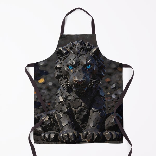Item preview, The Volcanic Lion — Dark Stone & Electric Gaze designed and sold by IsabellaBorduasArt.