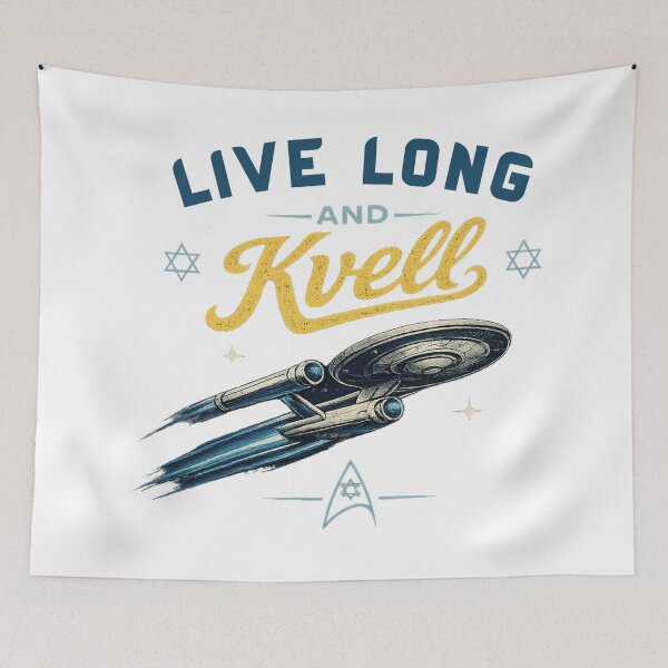 Item preview, Live Long and Kvell designed and sold by Luna's Fetching Curios.