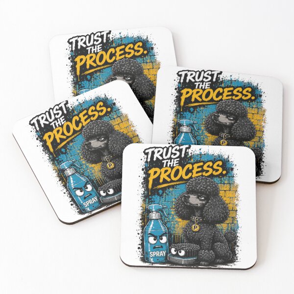 Item preview, Trust the Process Funny Poodle Grooming Dog Groomer Shirt designed and sold by PINK FREE.