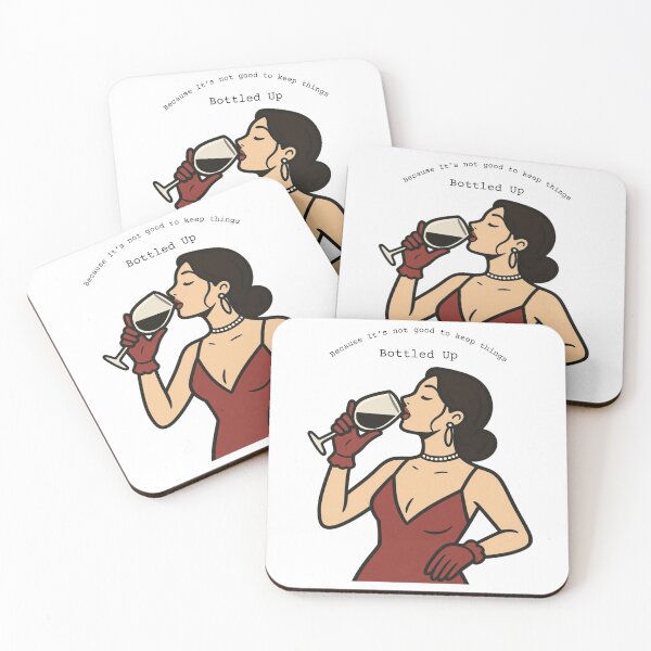 Item preview, "Bottled Up" Funny Woman designed and sold by bellstateofmind.