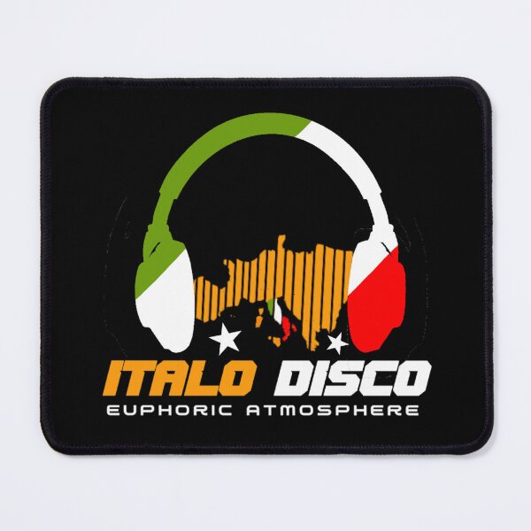 Item preview,  Italo Disco Euphoric Atmosphere black designed and sold by Graphroad.