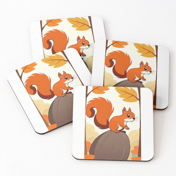 Item preview, Animals - Red Squirrel, Illustration for Children designed and sold by DoodyPets.