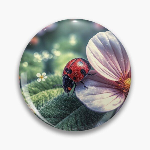 Item preview, Ladybug Floral Art designed and sold by BeautifulVirtues.