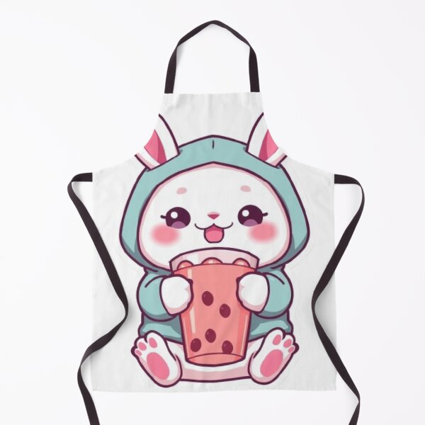 Item preview, Cute Bunny with Boba | Kawaii Rabbit Gift designed and sold by Stylestickers55.