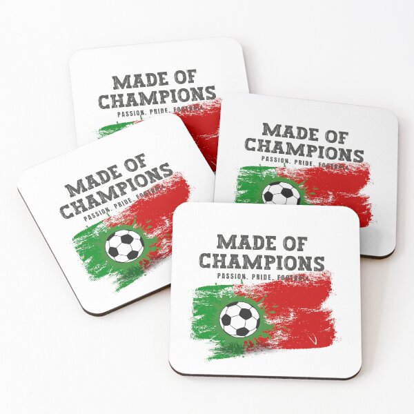 Item preview, Made of Champions Portugal Soccer Fan T-Shirt | Passion Pride Football designed and sold by PodXDesigns.