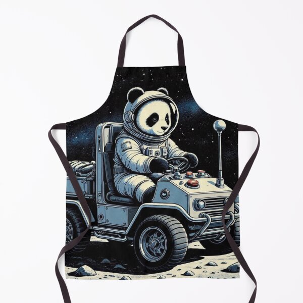 Item preview, Cosmic Panda Astronaut – Whimsical Lunar Rover Design designed and sold by Dogandesighn.
